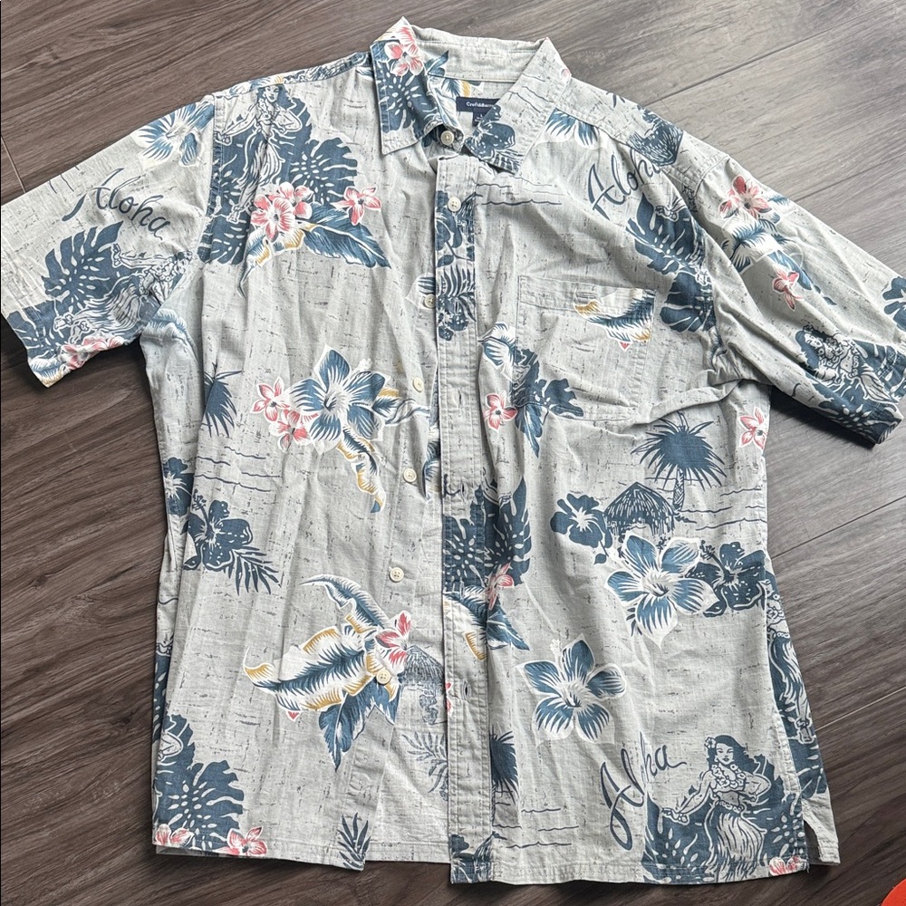 Croft & Barrow Aloha Hawaiian Button Down